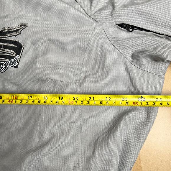 Speed & Strength Gray Motorcycle Jacket Women Size 2XL *no pads* - Picture 6 of 9